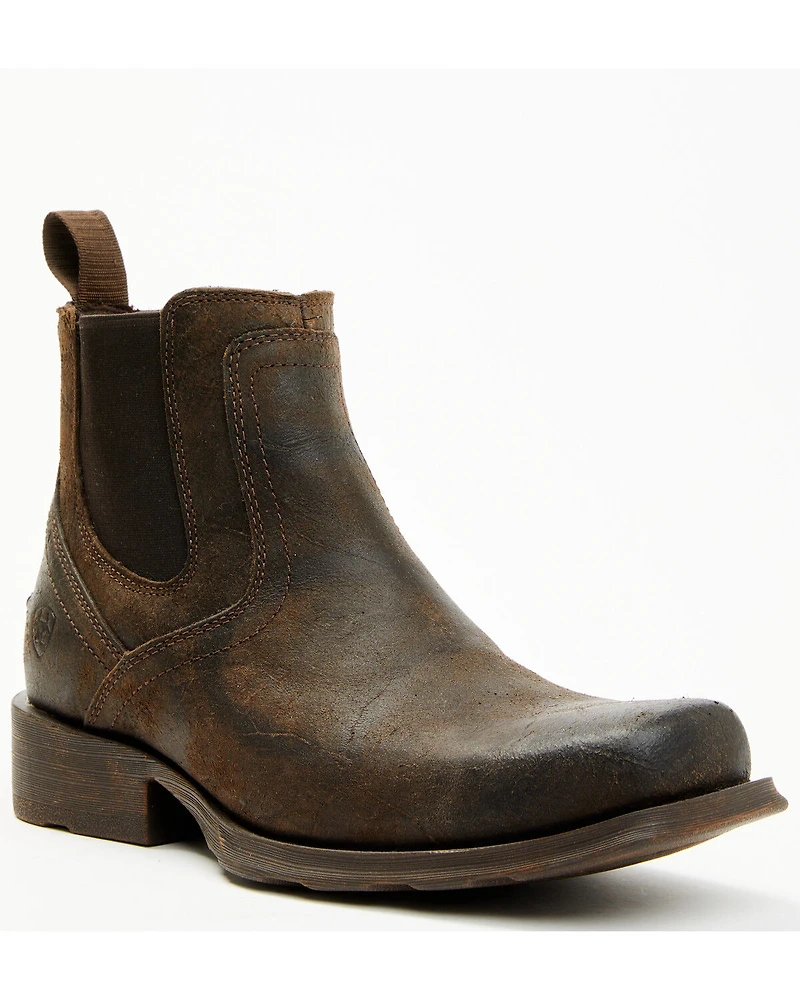 Ariat Men's Midtown Rambler Stone Chelsea Boots - Square Toe