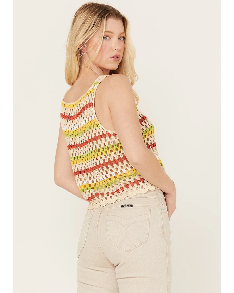 Sadie & Sage Women's Multicolored Sweater Tank