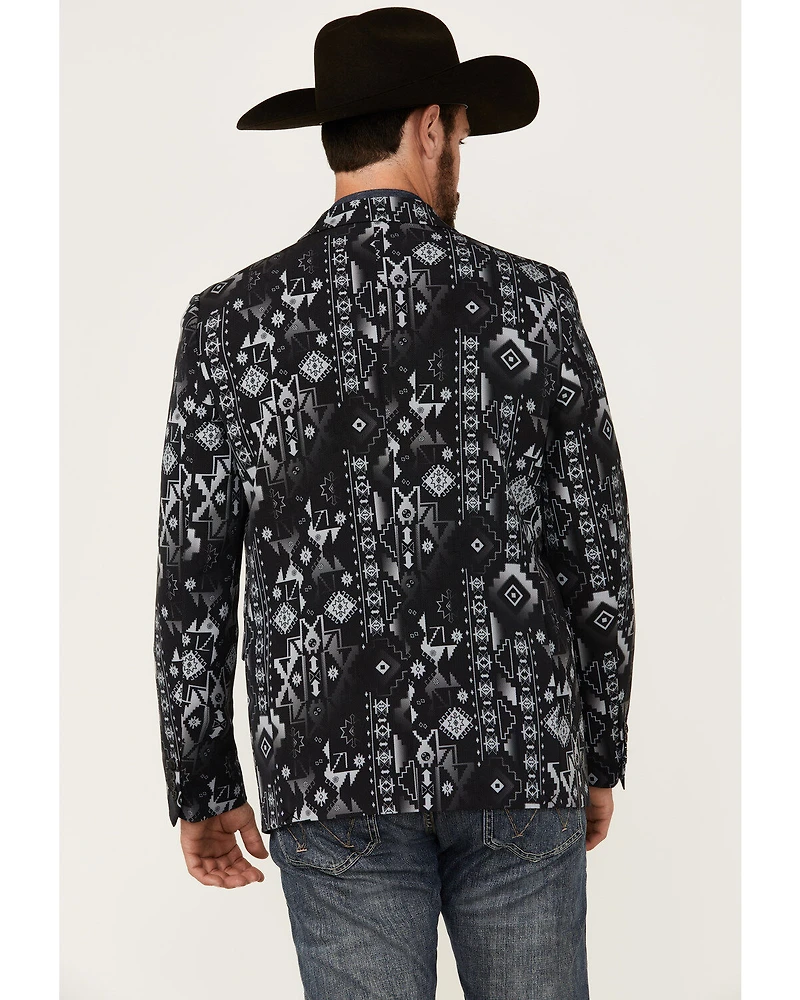 Rock & Roll Denim Men's Southwestern Print Sportcoat
