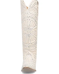 Dingo Women's Honkytonk Studded Tall Western Boots - Snip Toe