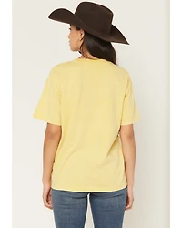 Cleo + Wolf Women's Ticket Stub Short Sleeve Graphic Boyfriend Tee