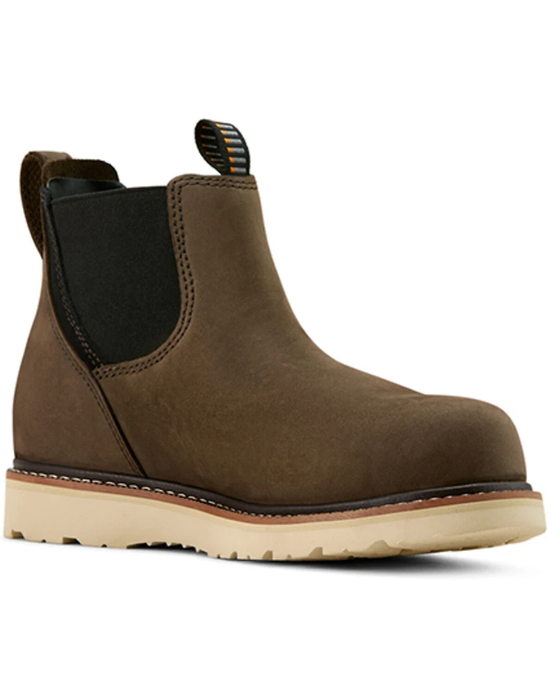 Ariat Women's Rebar Wedge Chelsea Waterproof Work Boots - Composite Toe