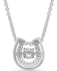 Montana Silversmiths Women's Dancing With Luck Horseshoe Necklace