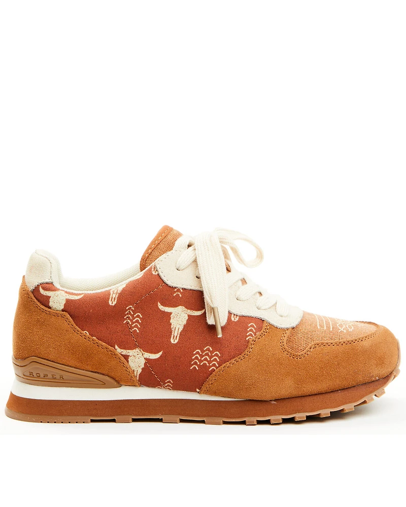 Roper Women's Giddy Up Longhorn Casual Shoes
