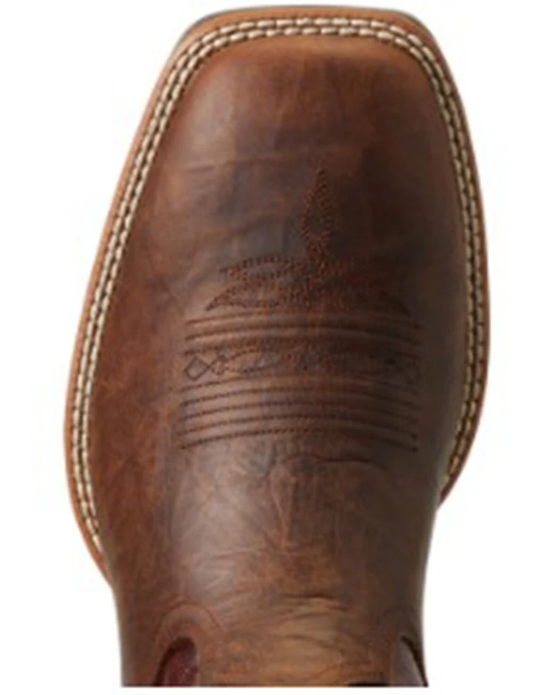 Ariat Men's Bar Top Barrel Lasco Ultra Performance Western Boot - Broad Square Toe