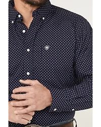 Ariat Men's Carmine Printed Long Sleeve Button-Down Western Shirt
