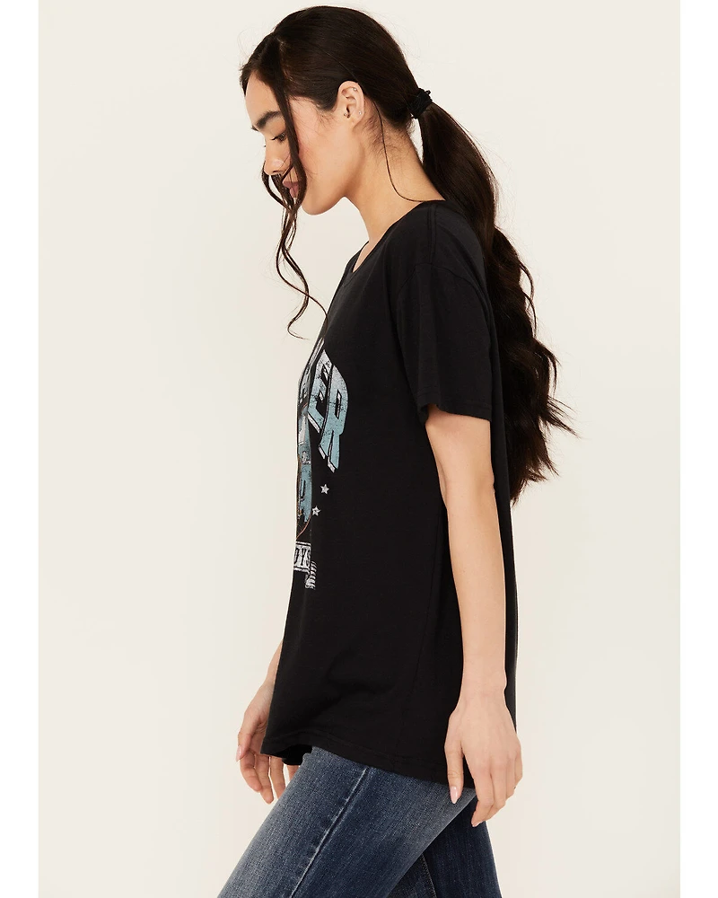 Wrangler Retro Women's Long Live Cowboys Short Sleeve Boyfriend Graphic Tee