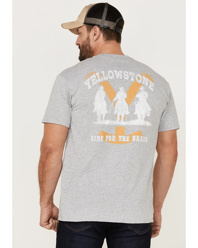 Paramount Network's Yellowstone Men's For The Brand Silhouette Graphic T-Shirt