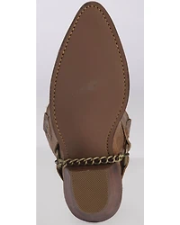 Abilene Women's Distressed Harness Western Boots - Round Toe