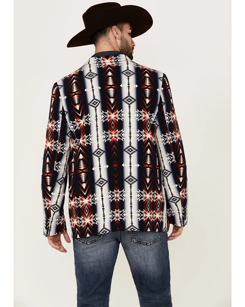 Rock & Roll Denim Men's Southwestern Print Sportcoat