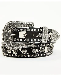 Shyanne Women's Cowhide Underlay Studded Belt