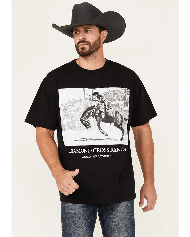 Diamond Cross Ranch Men's Walter Riding Short Sleeve Graphic T-Shirt