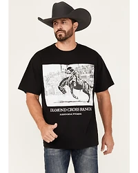 Diamond Cross Ranch Men's Walter Riding Short Sleeve Graphic T-Shirt