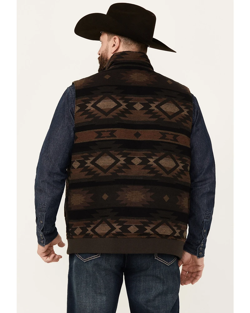 Cinch Men's Reversible Southwestern Print Quilted Vest