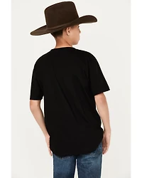 Cody James Boys' Long Live Cowboys Short Sleeve Graphic T-Shirt