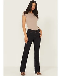 Wrangler Women's Dark Dynasty Ultimate Riding Q-Baby Jeans
