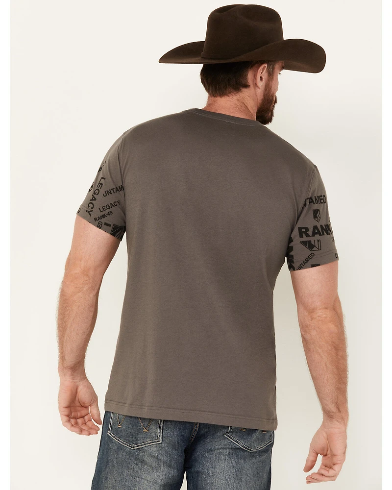 RANK 45® Men's Ranpen Short Sleeve Graphic T-Shirt