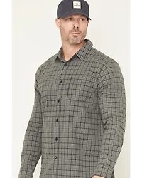 Brothers and Sons Men's Bryce Plaid Print Long Sleeve Button-Down Western Shirt