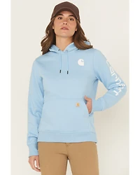 Carhartt Women's Relaxed Fit Midweight Logo Graphic Hoodie