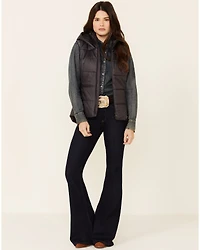 Ariat Women's Periscope Harmony Hooded Zip-Front Puffer Vest
