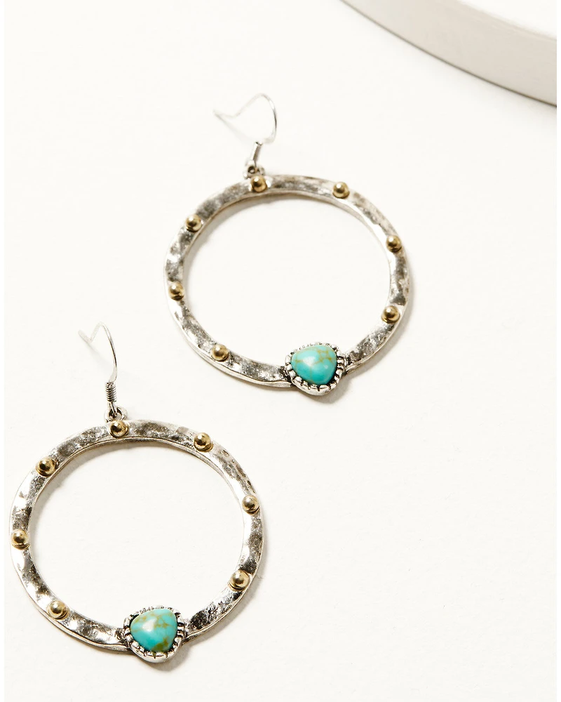 Shyanne Women's Americana Round Earrings