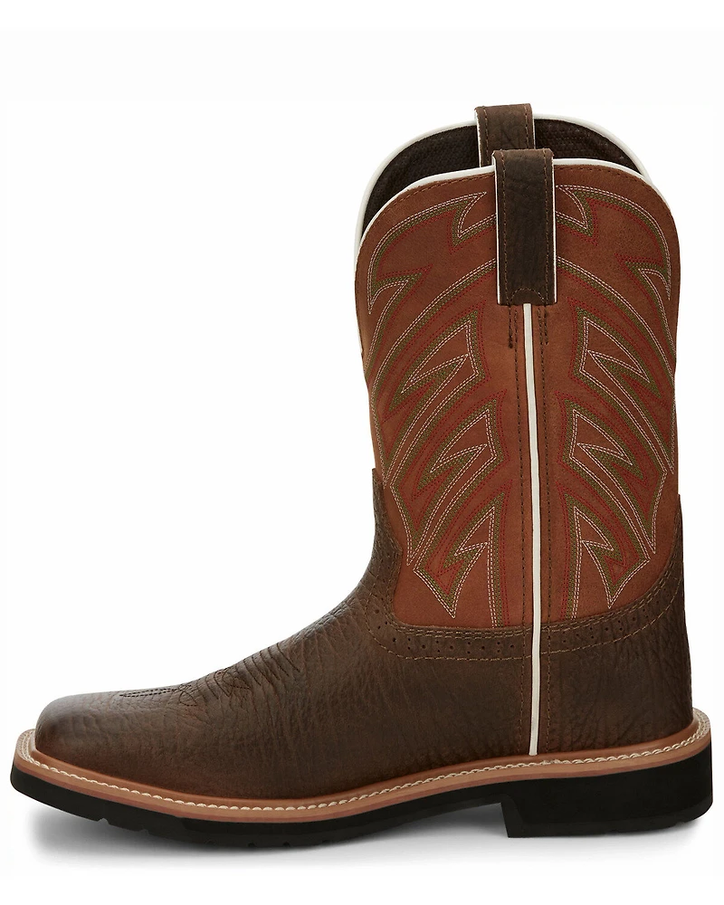 Justin Men's Electrician Western Work Boots - Soft Toe