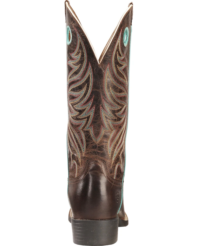 Ariat Women's Round Up Ryder Western Boots - Broad Square Toe