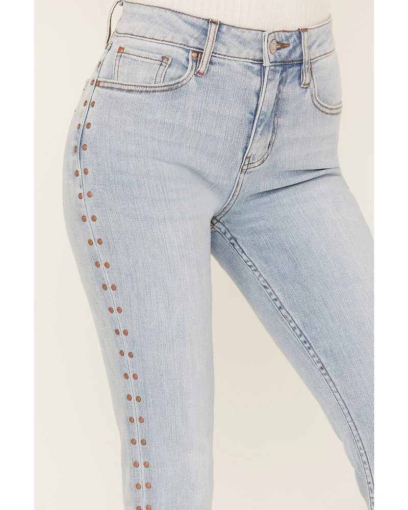 Idyllwind Women's Granada Gypsy High Rise Studded Side Seam Bootcut Jeans