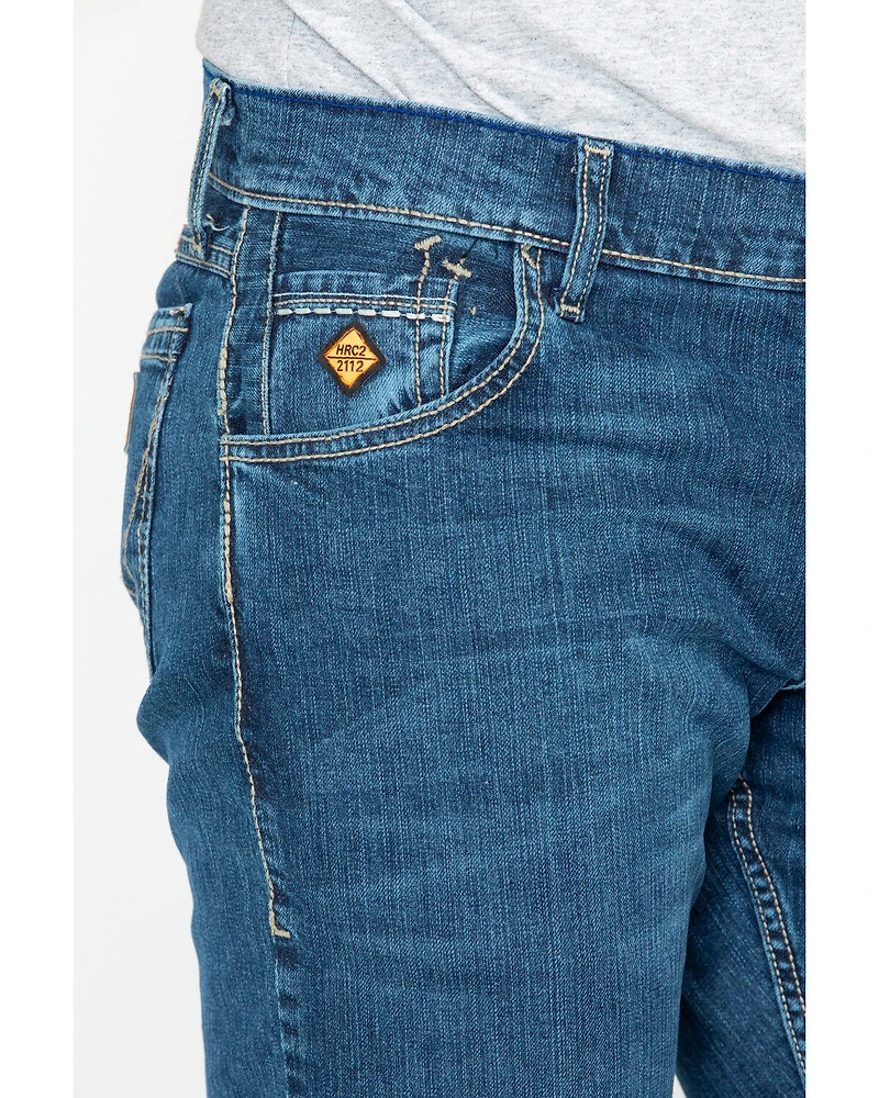 Wrangler Retro Men's FR Advanced Comfort Slim Bootcut Work Jeans