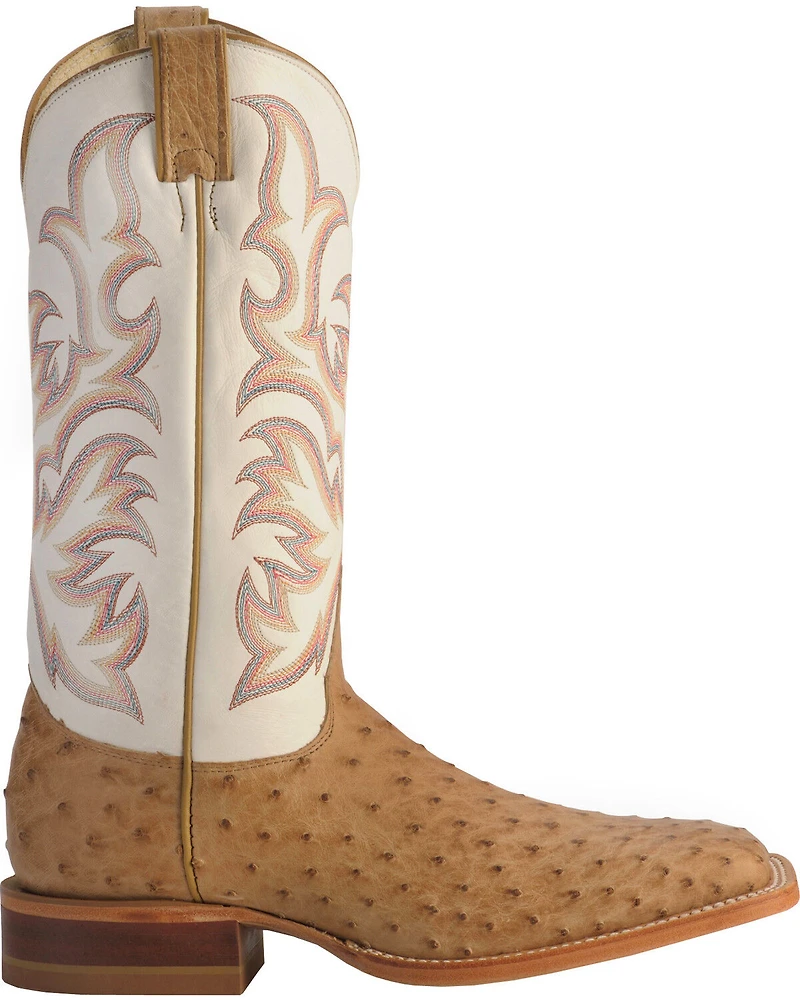 Justin Men's AQHA Remuda Full Quill Ostrich Exotic Boots