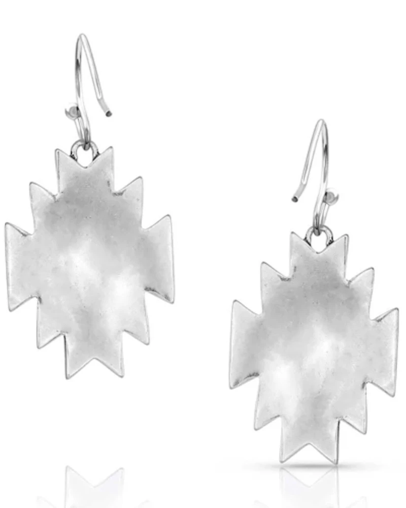 Montana Silversmiths Women's Turquoise Star Pendant Earrings