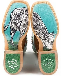 Tin Haul Women's Yee-Haw Western Boots - Square Toe