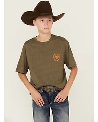 Ariat Boys' Logo Short Sleeve Graphic T-Shirt