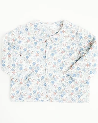 Angel Dear Infant Girls' Floral Quilted Jacket