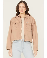 Wrangler Women's Raw Umber Rodeo Denim Utility Jacket