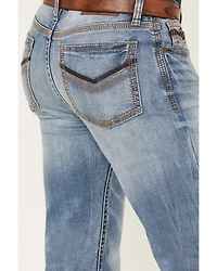 Cody James Men's Fire Water Wash Jackson Slim Straight Stretch Denim Jeans