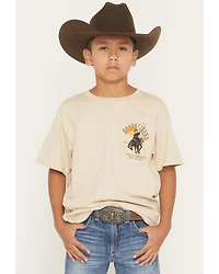 Riot Society Boys' Rodeo Legend Short Sleeve Graphic T-Shirt