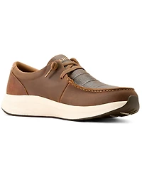 Ariat Men's Buckeye Crocodile Print Casual Shoes - Moc Toe