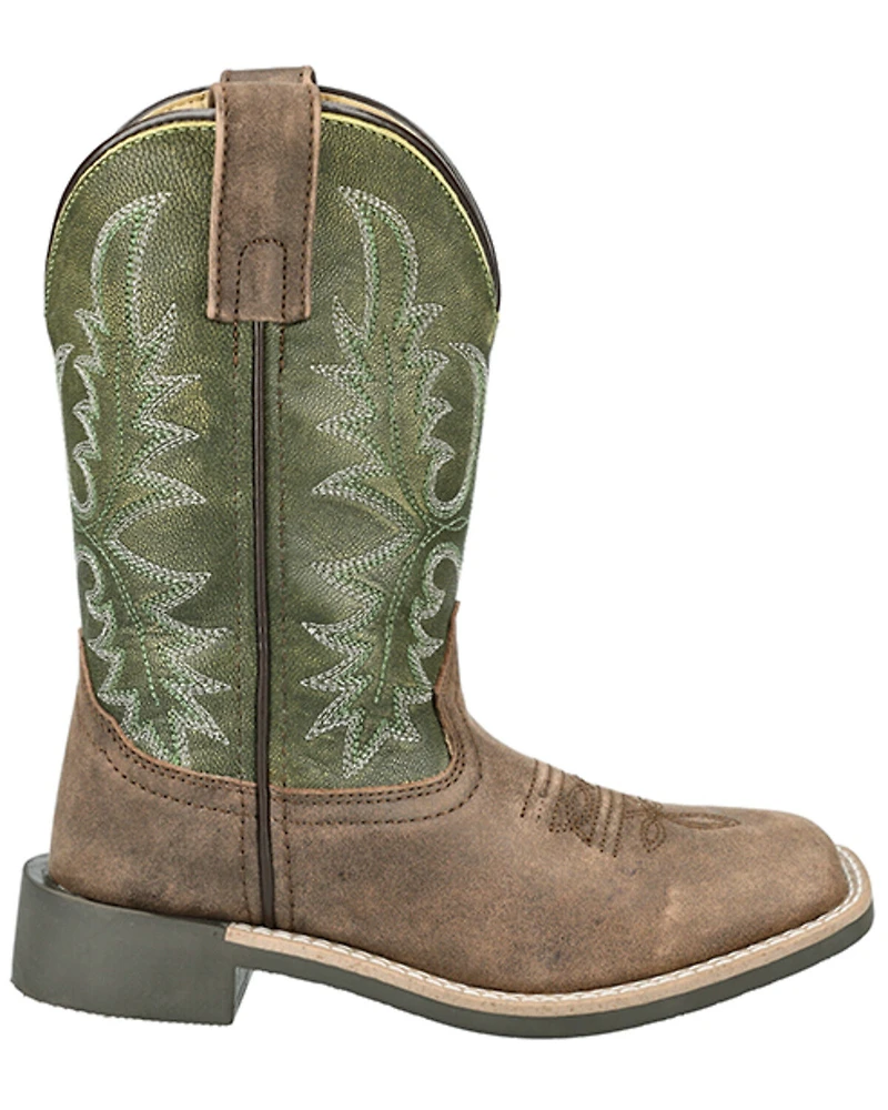 Smoky Mountain Little Boys' Harrison Performance Western Boots - Broad Square Toe