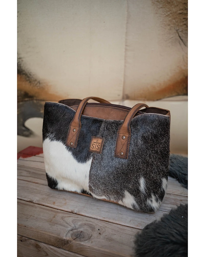 STS Ranchwear By Carroll Josie Cowhide Tote Bag