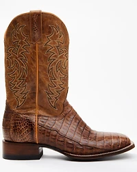 Cody James Men's Nuez Exotic Caiman Skin Western Boots - Broad Square Toe