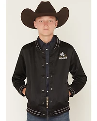 Hooey Boys' Big Sky Logo Bomber Jacket
