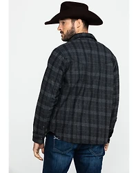 Outback Trading Co. Men's Black Clyde Big Flannel Shirt