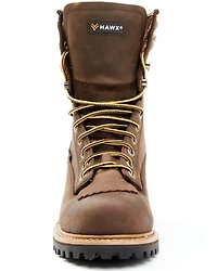 Hawx Men's 8" Waterproof Logger Boots - Steel Toe