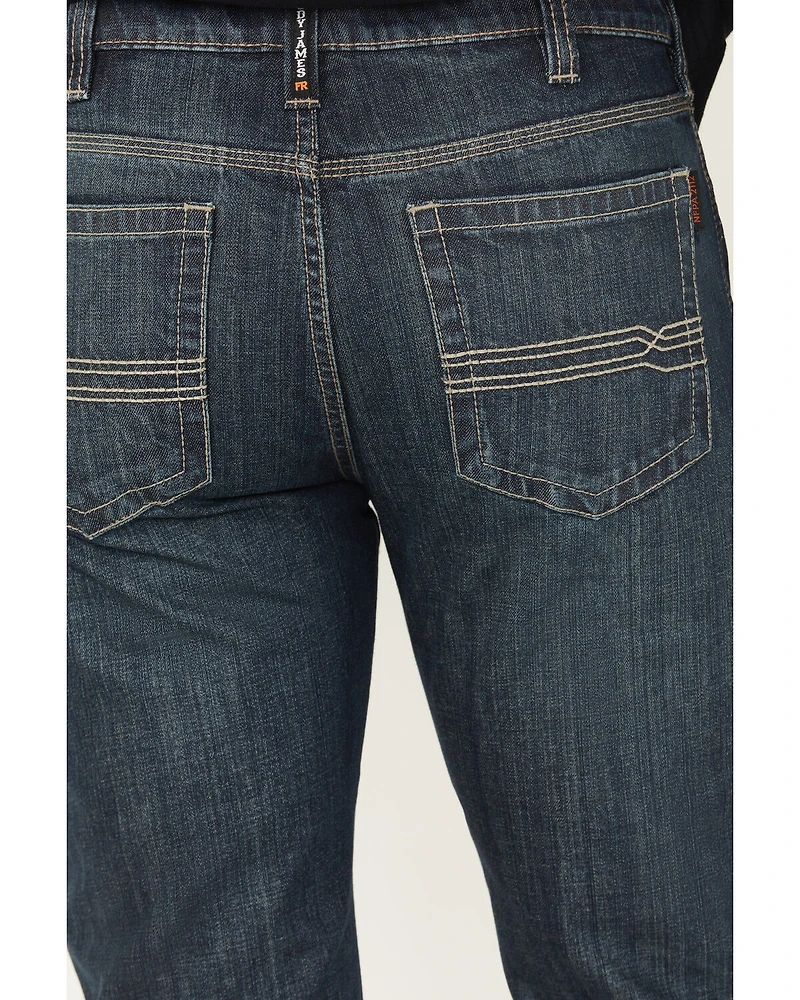 Cody James Men's FR Canter Dark Wash Straight Denim Jeans - Big