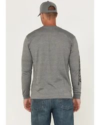 Thorogood Men's Wheel Script Logo Long Sleeve Graphic T-Shirt