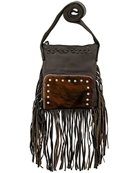 American West Women's Brindle-Hair On Fringe Handbag