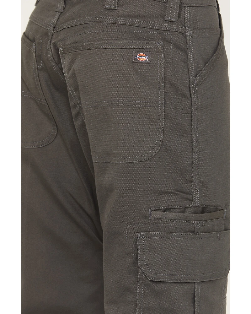 Dickies Men's Durastretch Ranger Duck Canvas Cargo Work Pants