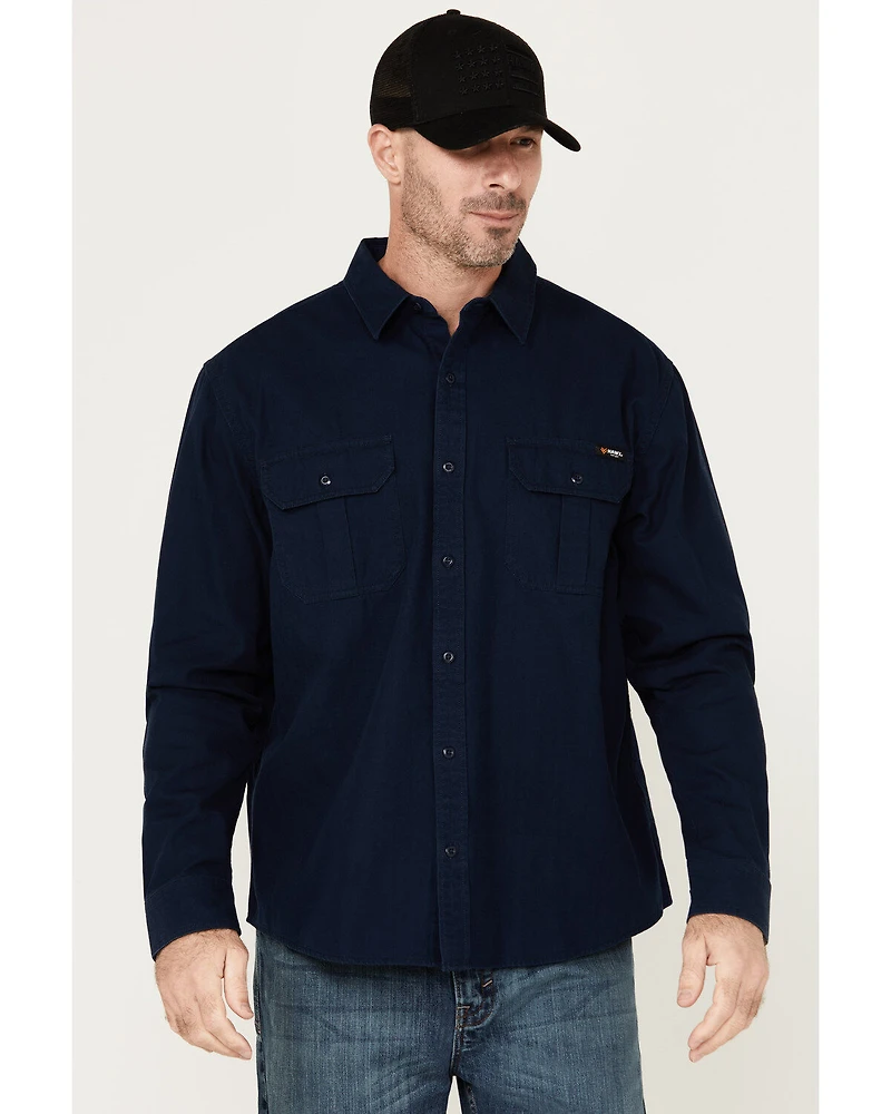 Hawx Men's Long Sleeve Button-Down Work Shirt