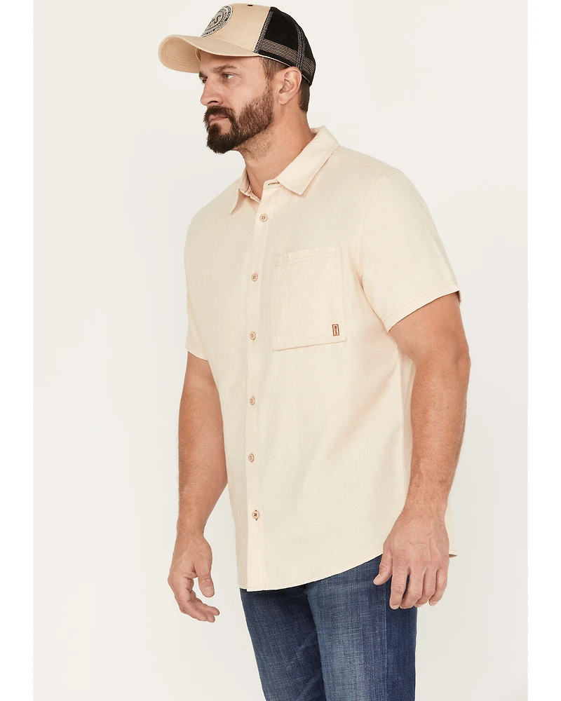 Brothers and Sons Men's Casual Short Sleeve Button-Down Western Shirt